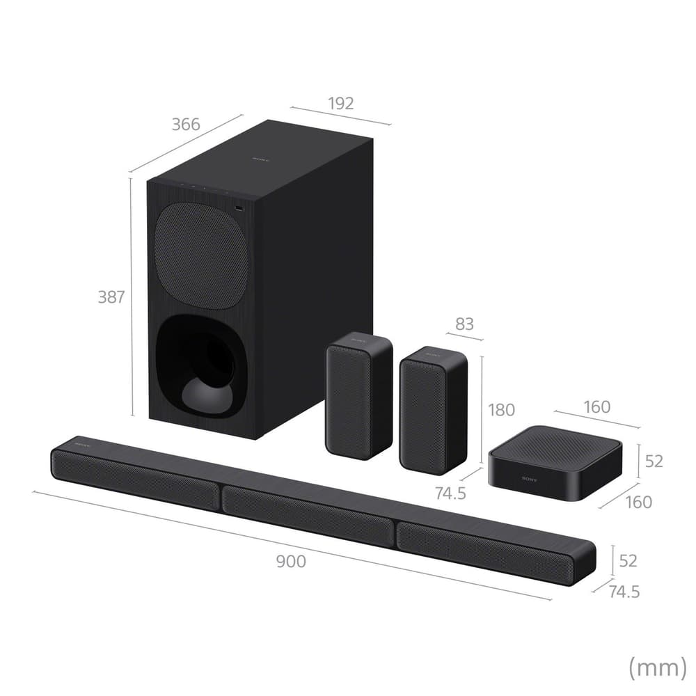 SONY Home Cinema | Wireless Rear Speakers |5.1ch | HT-S40R1 - Modern Electronics